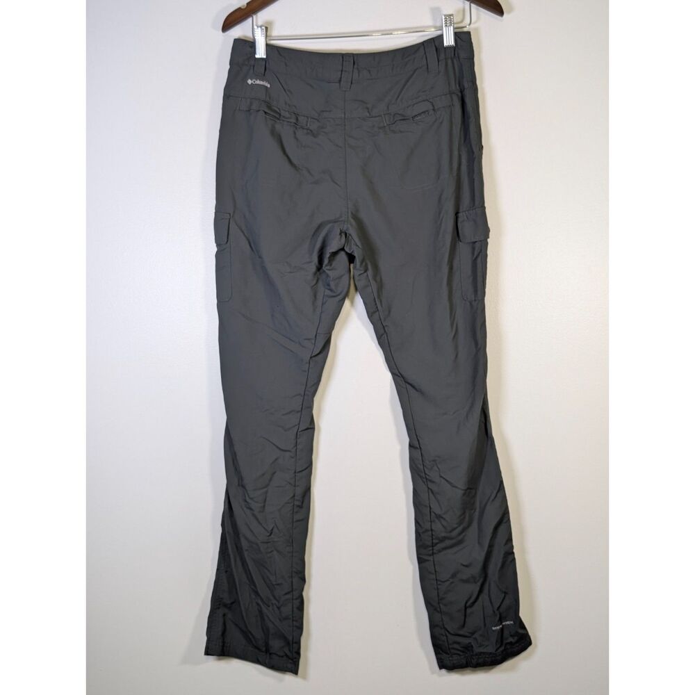 Columbia Omni-Shield Cargo Hiking Pants Gray Outdoor Travel Size 8 Ourdoorsy - Picture 7 of 8